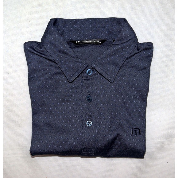 Travis Mathew Men's Short Sleeve Geometric Golf Polo Shirt Size Medium‎ - Picture 4 of 5